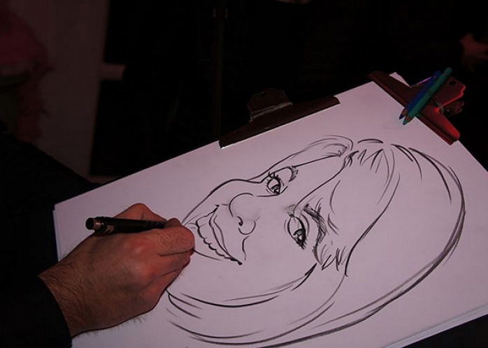 Animation caricaturiste en France