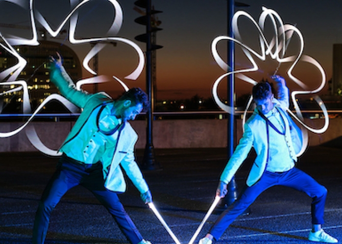 Votre animation avec des jongleurs Led 