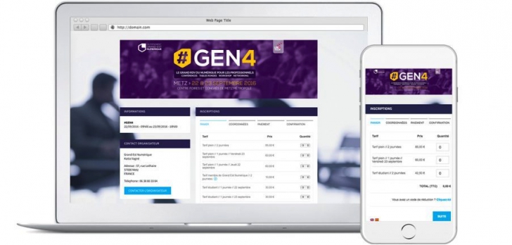 site web pour vos evenements 