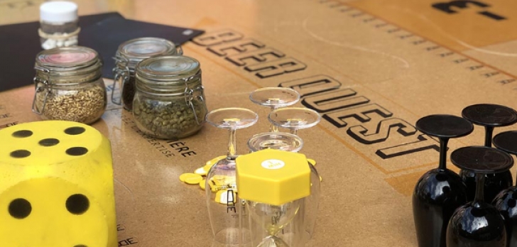 Jeu de société sur la bière