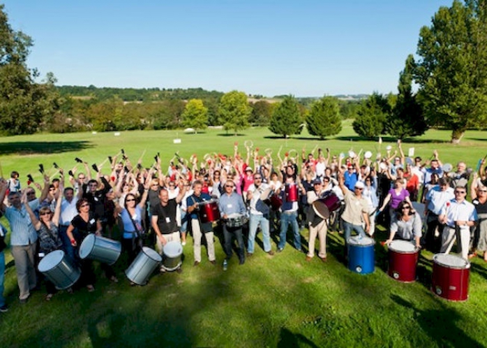 team building musical samba band entreprise événement