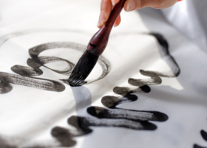 Création d'une fresque artistique